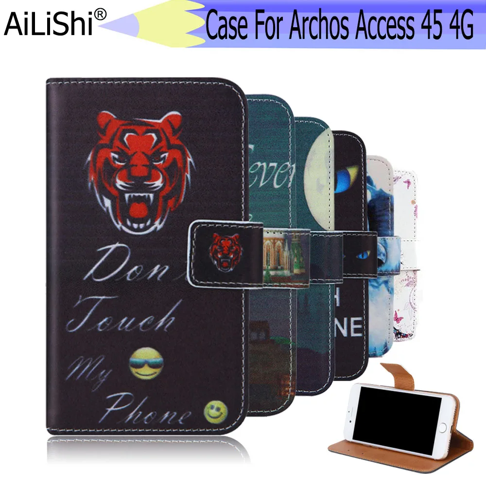AiLiShi для Archos Access 45 4G чехол эксклюзивный доступ к телефону из искусственной кожи