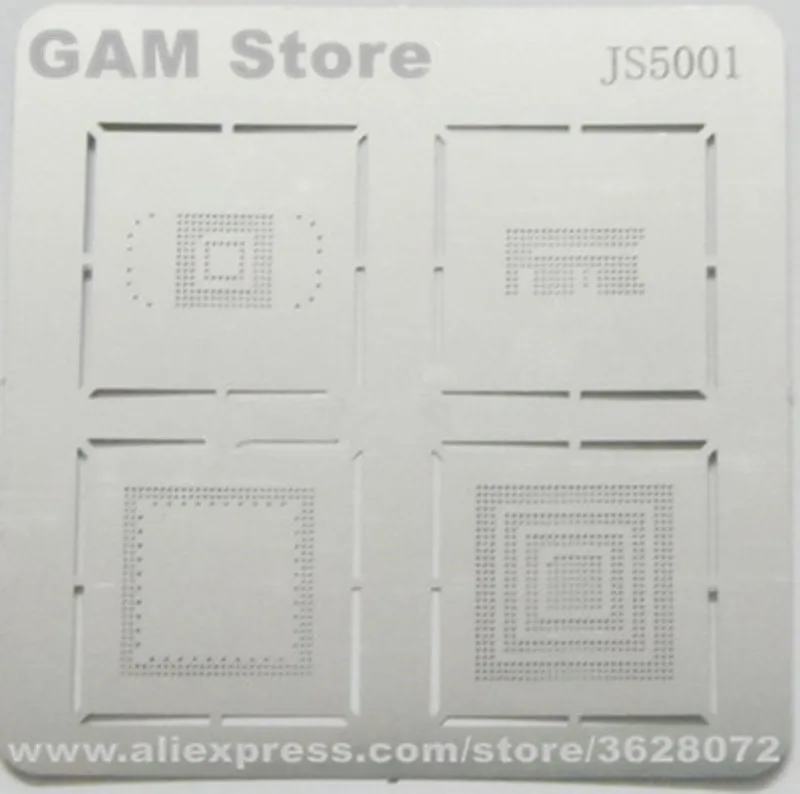 BGA169 162 153 186 BGA трафарет для I9003 I9000 HTC G10 G11 G12 eMMC Reball Pin пайка Прямой нагрев шаблон JS5001