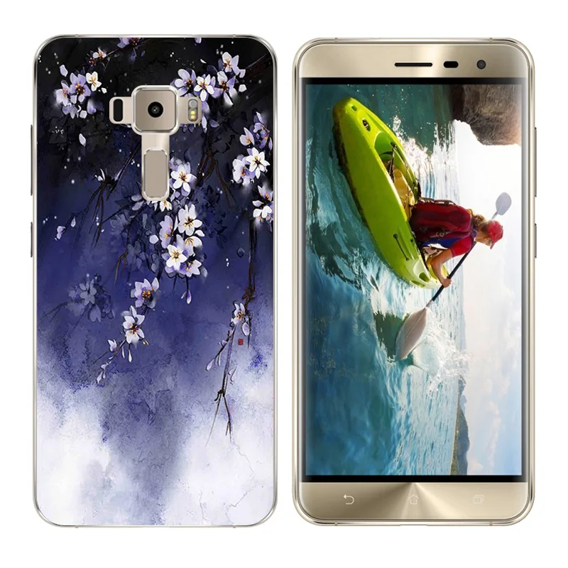 Чехол для Asus Zenfone 3 ZE520KL чехол 5 2 дюйма задняя крышка Botanic Чехлы телефона с принтом