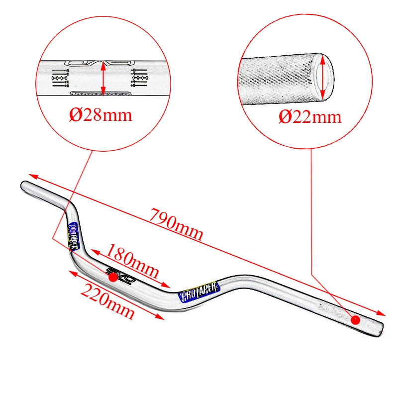 

caken Handlebar Pads PRO Handle Grips Metal Mulisha Pack F at Bar 1-1/8" Pit Bike Motocross Motorcycle Handlebar