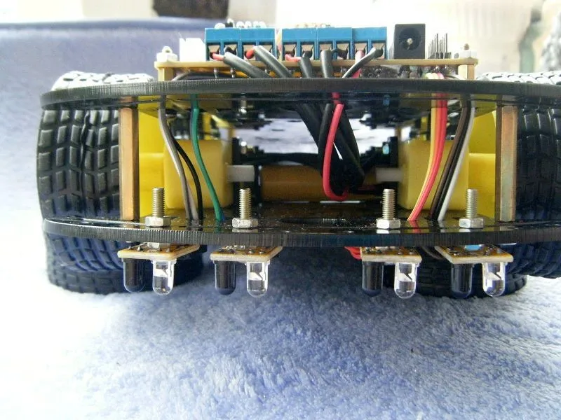 4WD умный робот шасси автомобиля наборы с датчиком скорости