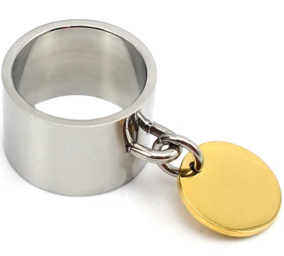 Модные Серебряные кольца anillos Нержавеющая сталь большой партии очаровательные Кольца для Для женщин женский мальчик Высокое качество большой запас - Цвет основного камня: two tone