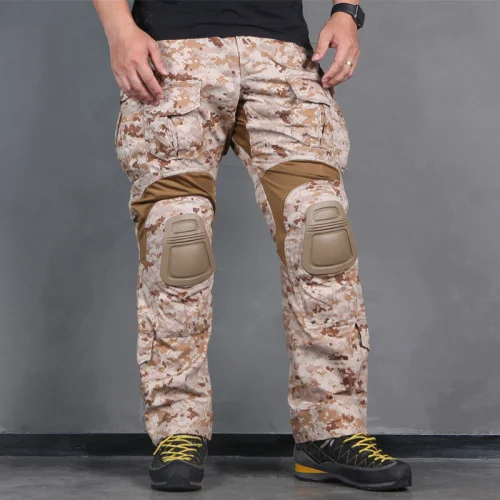 Мужские камуфляжные охотничьи штаны Emersongear G3 Мультикам Тактические страйкбол боевые Emerson брюки - Цвет: AOR1