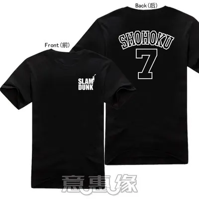 05 Новая футболка SLAM DUNK летняя аниме slamdank Sakuragi Hanamichi Rukawa Kaede футболки игровой тематики мужские свободные футболки с коротким рукавом - Цвет: 05