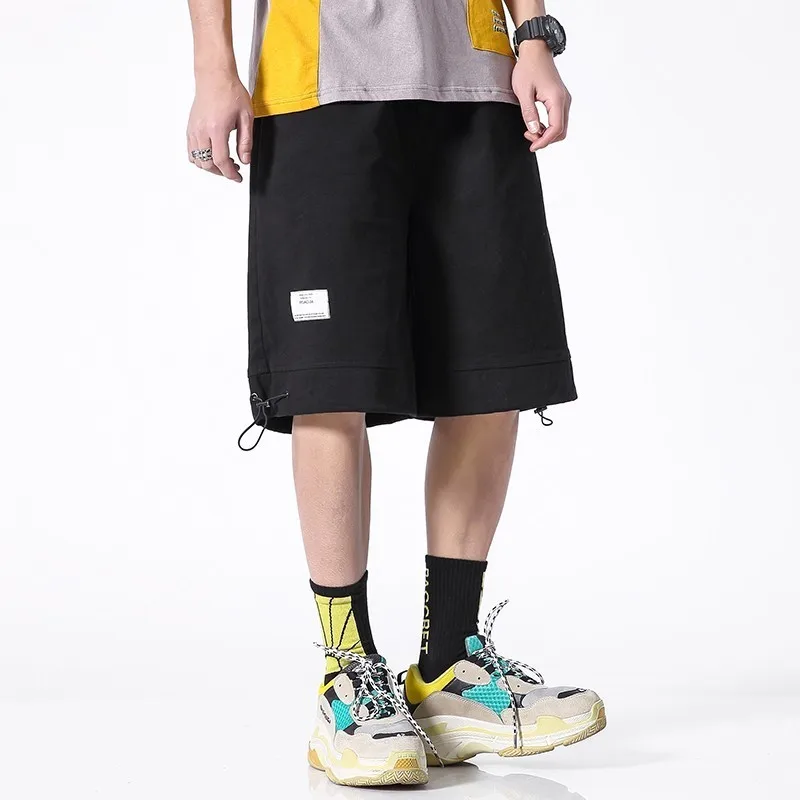 Летние Шорты-карго в стиле хип-хоп уличная одежда 2019 шорты Харадзюку Джоггеры для