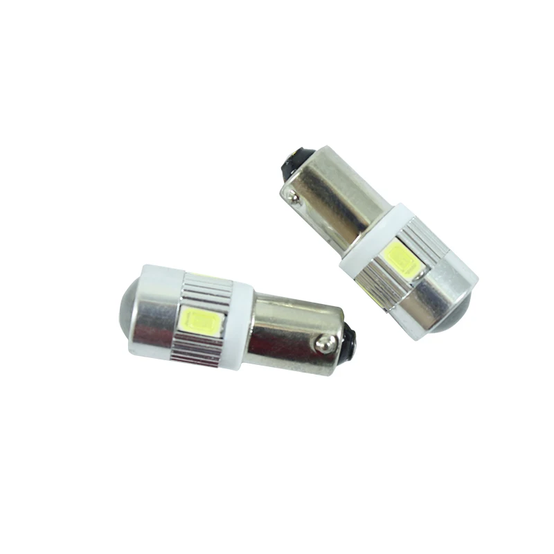 2 шт. BA9S Led T4W поворотные сигнальные задние фонари боковая лампа 6SMD DC 12В Белый |
