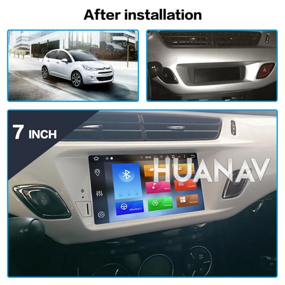 Android 10 0 64 ГБ Автомобильный dvd плеер GPS ГЛОНАСС навигация для Citroen C3 DS3 2010 2016 авто