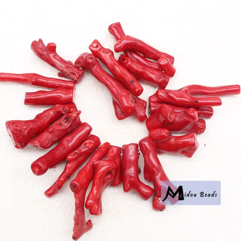

Wholesale ! Big 8-11x25-45mm Red Coral Freeform Loose Beads 8" ,we provide mixed wholesale for all items !