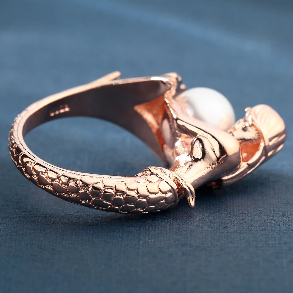 Женские кольца с искусственным жемчугом ufoоро элегантные вечерние цвета