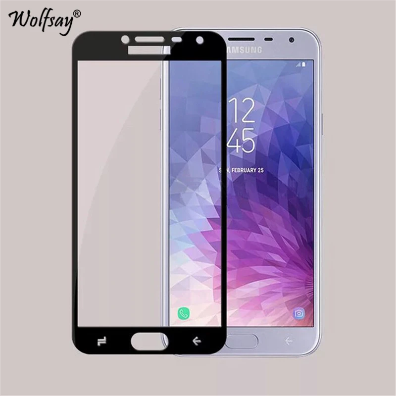 Полное покрытие закаленное стекло для Samsung Galaxy J3 2018 защита экрана J337 5 0