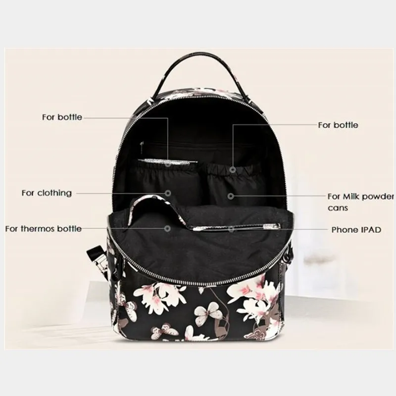 Goede Waterdichte Reizen Moederschap Baby Mummie Nappy Luiertas Rugzak Tassen Voor Mama Moeder Handtas Organizer Bolso Maternal Drop Schip