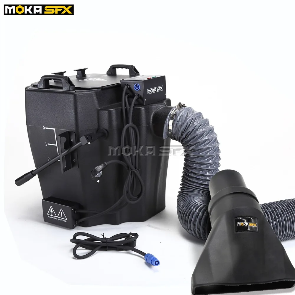 High Power Flightcase Packing 6000W Dry Ice Low Cloud Smoke Machine Hold 12L 2 Heater With Outlet and Diversion Tube | Лампы и