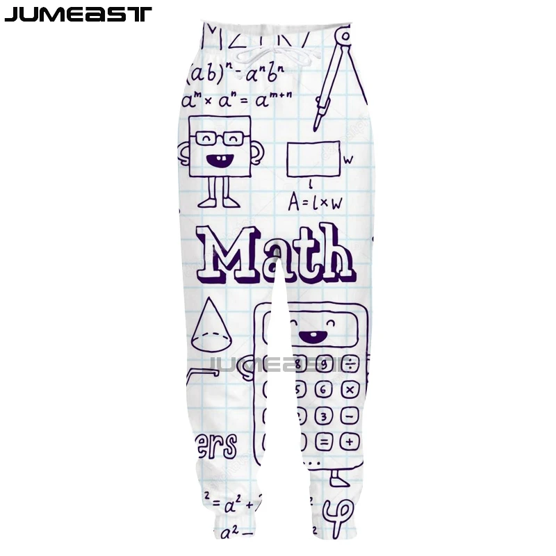 Новое поступление от бренда Jumeast мужские/женские повседневные длинные брюки с 3D
