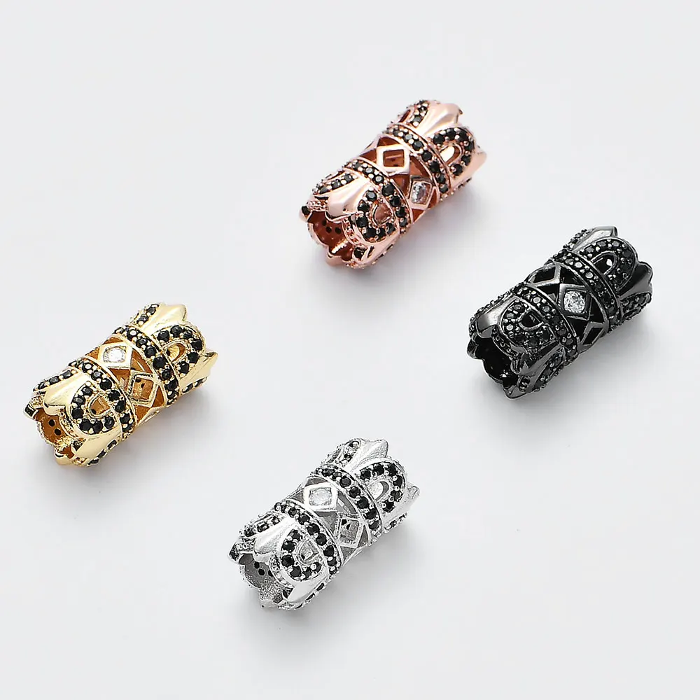 

Zircon beads encrusted with copper Hip hop boy pendant necklace 1pcs/lot SLFA005