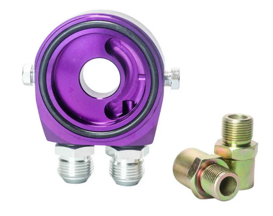 Универсальный Алюминий сэндвич Нефть адаптер фильтр пластинчатый охладитель