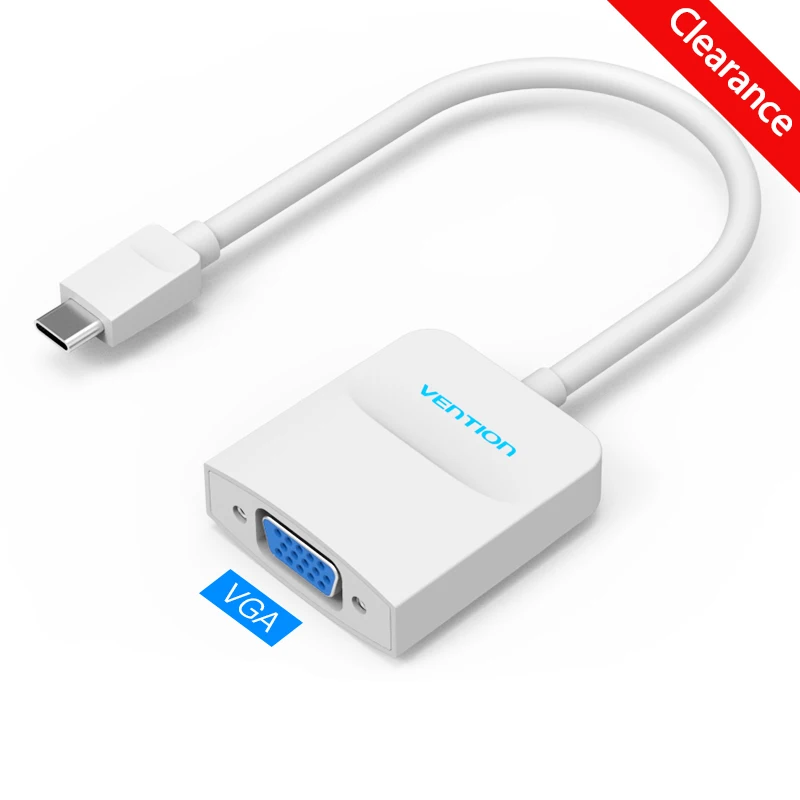 Vention адаптер Thunderbolt 3 usb type C к USB 3,0 концентратор HDMI VGA PD конвертер для MacBook samsung S9 huawei p20 pro USB-C концентратор - Цвет: CGFW-VGA Version