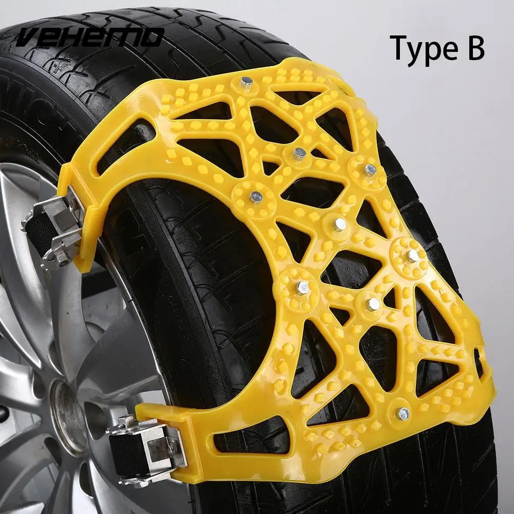 

Vehemo TPU Alloy Car Truck Snow Chain Accessories Mud Chain Thickened Tire Chain Tire Belt