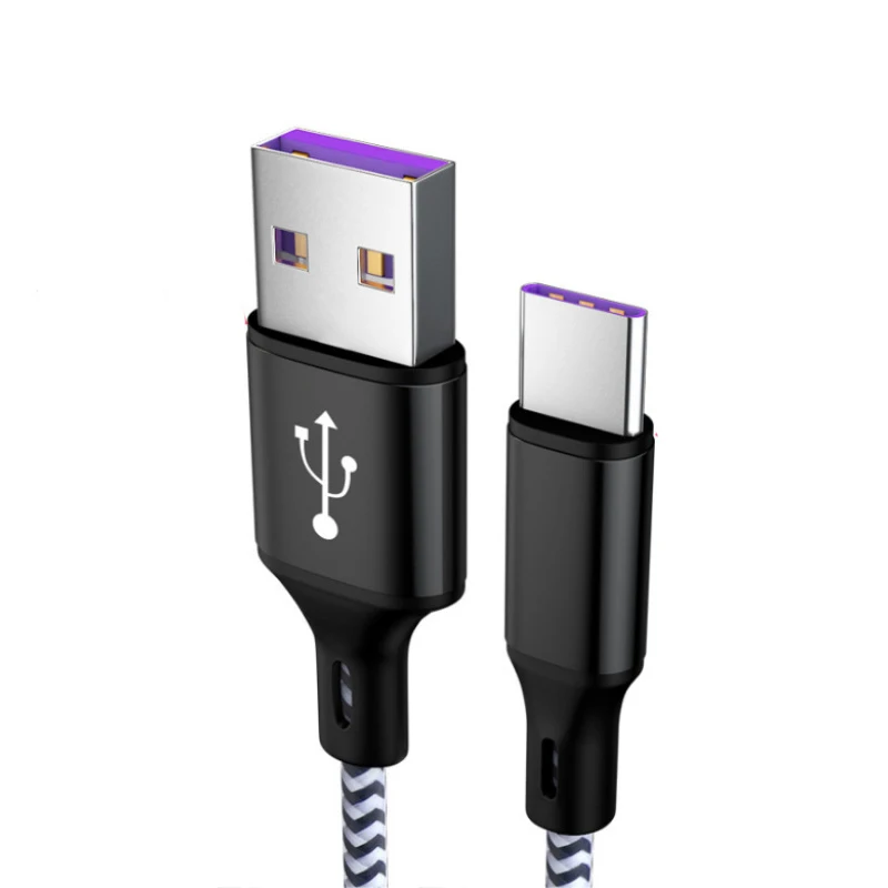 USB кабель 5A Type C для быстрой зарядки сверхбыстрое зарядное устройство Huawei Mate 20 P20 Pro
