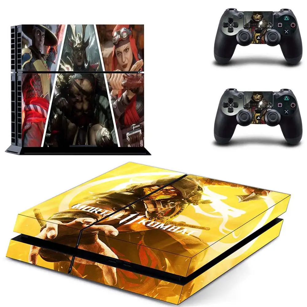 GYTM2538 Vinilo PS4 наклейка s Play station 4 кожа Mortal kombat XI наклейка для Playstation 4 PS 4 консоли и контроллера Skins Pegatinas - Цвет: GYTM2538