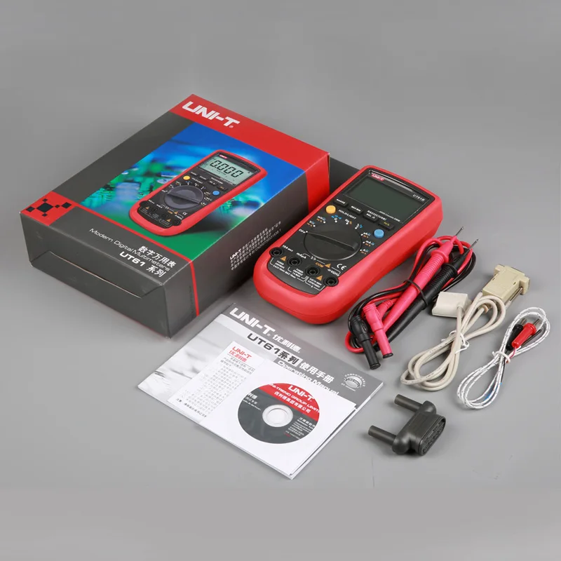 UNI T Цифровой мультиметр UT61A UT61B UT61C UT61D UT61E истинного среднеквадратичного значения