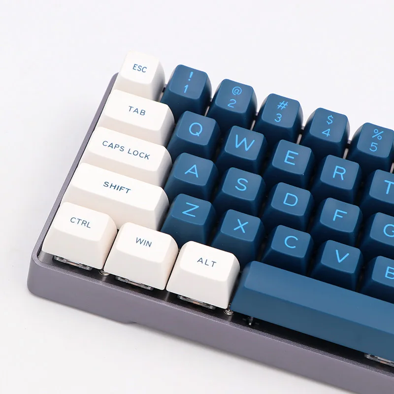 MAXKEY бело зеленые 134 клавиш с профилем SA набор для проводной USB механической