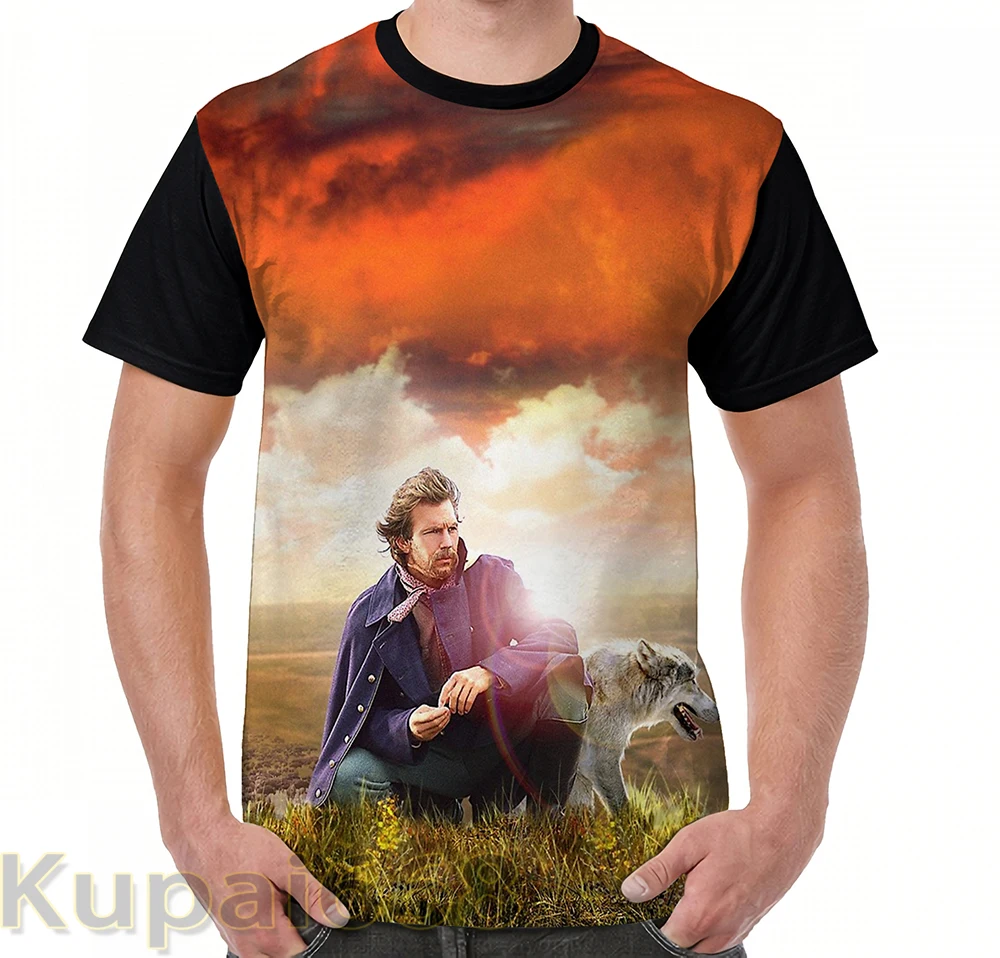 Забавная футболка с графическим принтом мужские топы футболки танцы волками