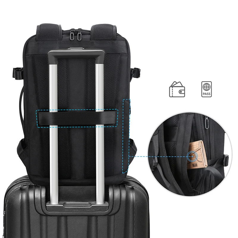 SHIELDON рюкзак для ноутбука расширяемый 23L-38L переносная Противоугонная
