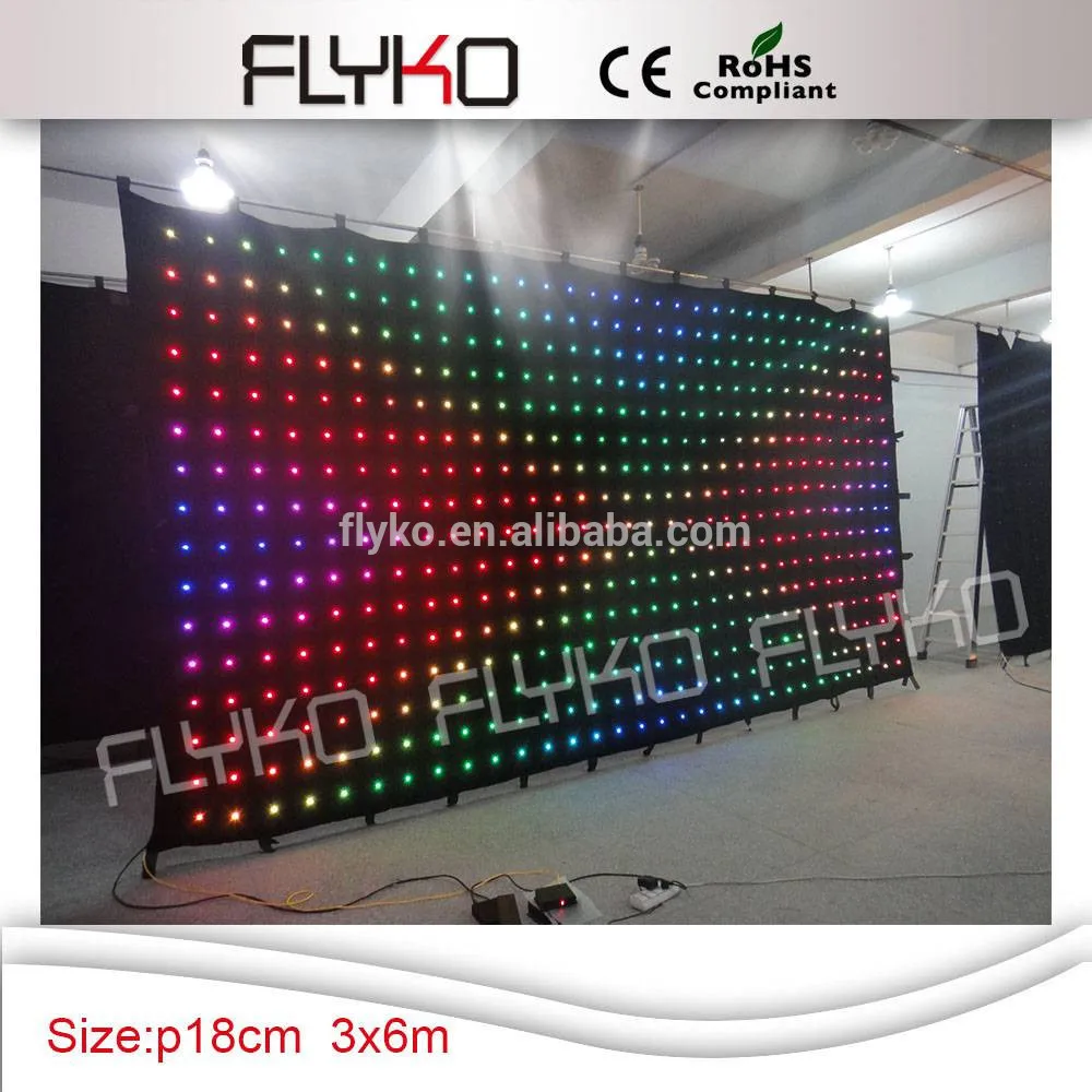 Free Shipping dj equipment china live video led curtain screen xxx photos | Stage Lighting Effect