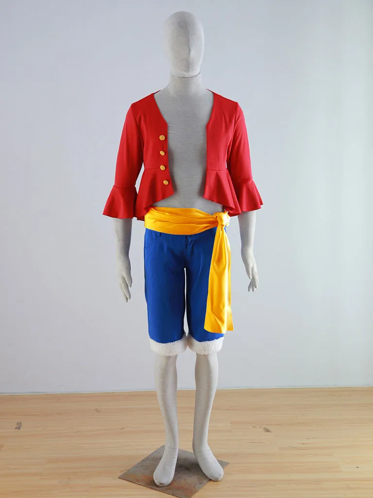 Один кусок обезьянки D Луффи косплей костюмы|cosplay costume|monkey d luffy cosplayluffy cosplay |