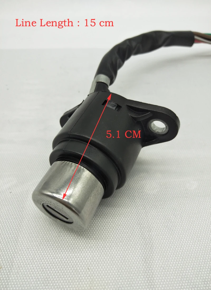 Металлический Комплект блокировки мотоцикла ключ зажигания переключатель