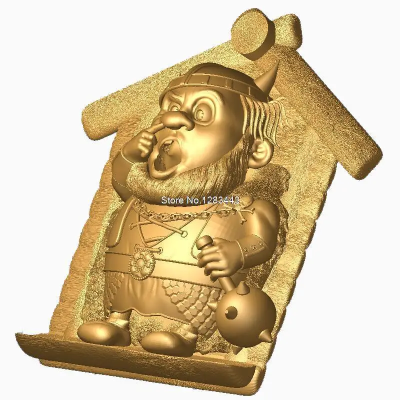 Рельеф Gnom 3d модели STL для ЧПУ формат модель stl рельеф artcam vectric aspire|stl relief|3d model stlmodel |