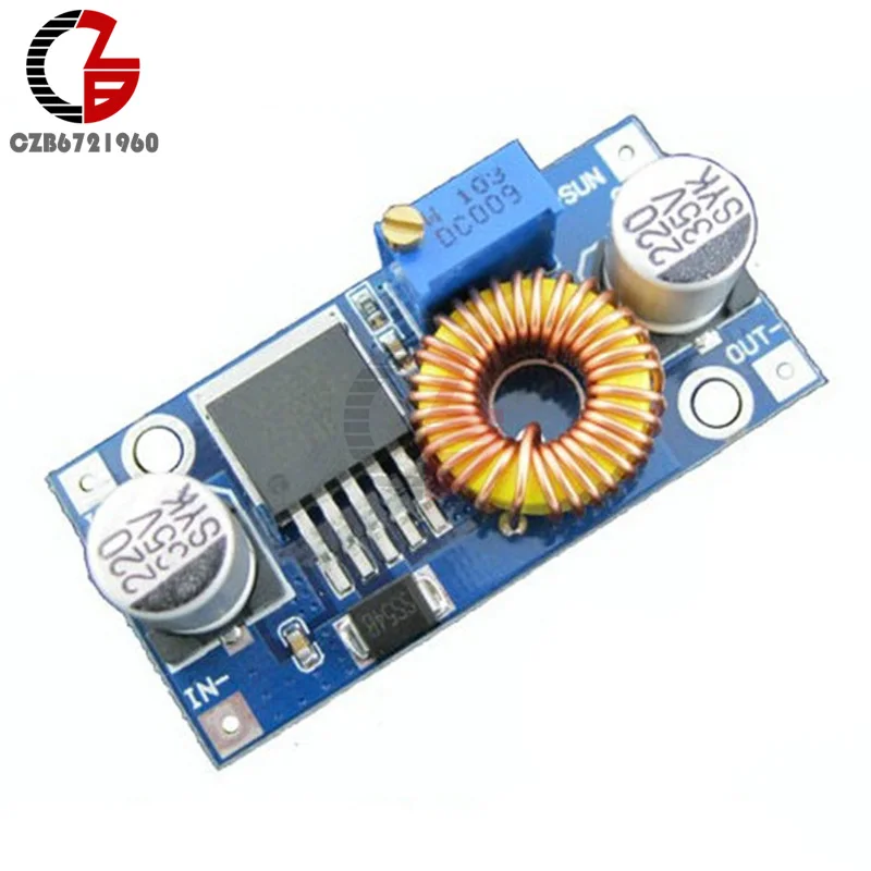 

DC-DC 5V-30V 5A XL4015 Step-down Converter Adjustable Power Supply Module DC 5V 12V 24V 30V Lithium Charger Step Down Board