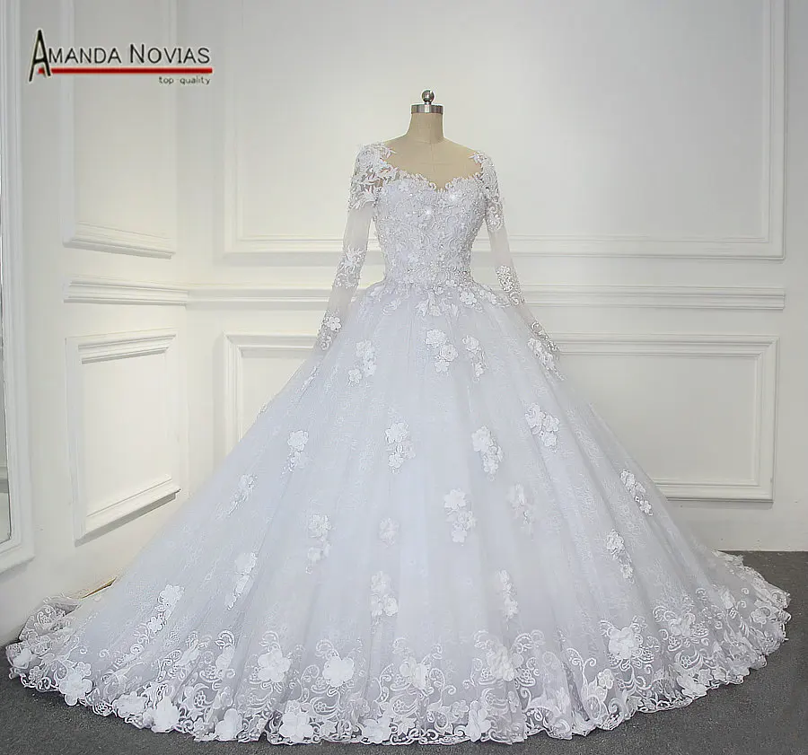 Стиль бандаж Кристалл Кружева роскошное свадебное платье vestido de noiva