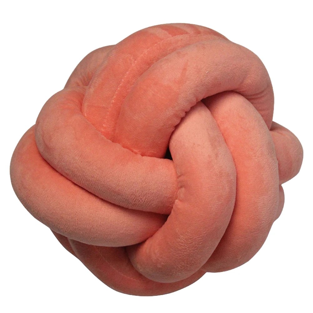 Pink Подушка с узелком, подушка для дивана, Автомобильная подушка, украшение, плюшевая игрушка, Детская фотография, реквизит, подушки для домашнего декора, подушка - Color: Pink