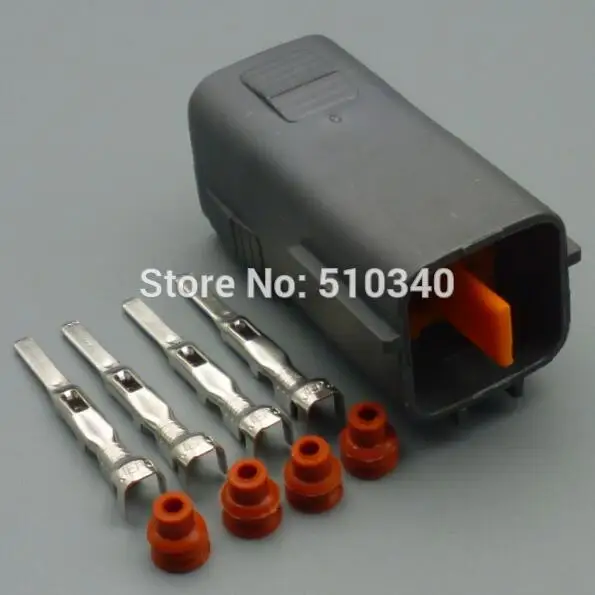 

1set Waterproof automotive oxygen sensor 4pin 2.2mm connector plug connector with terminal