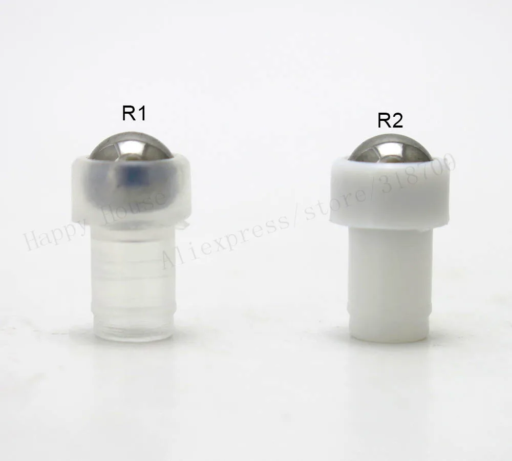 200x2 мл маленький многоразовый Янтарный рулон на бутылках для эфирных масел