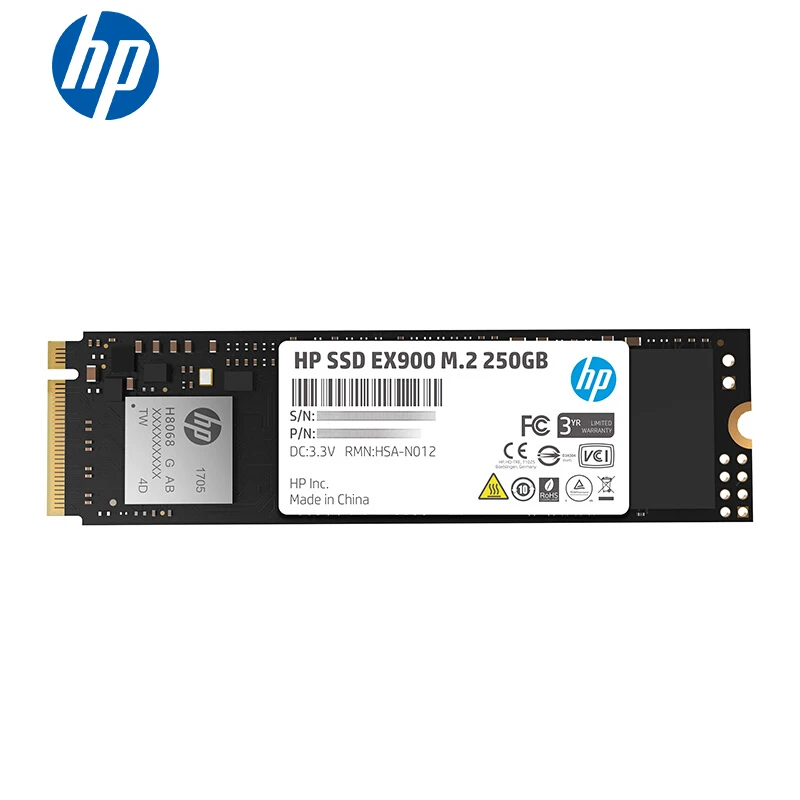 HP ssd m2 2280 Sata 500 ГБ м.2 ssd 120 ГБ 250 ГБ PCIe 3.1 x4 NVMe 3D TLC NAND Внутренний твердотельный накопитель Макс. 2100 МБ / с
