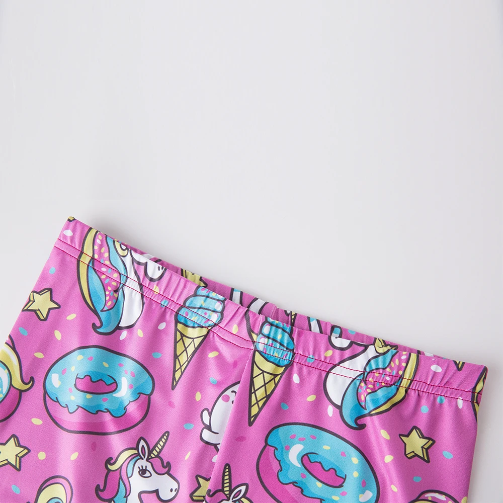 KYKU Brand Unicorn Leggings Women Leggins Fitness Legging Sexy Pants High Waist Push Up Shiny 3d Printed Rainbow Star Cat Donuts