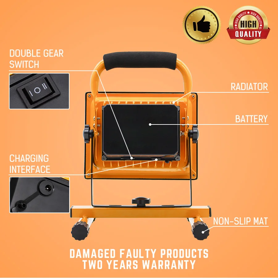 20 Вт портативные прожекторы светодио дный Светодиодная лампа