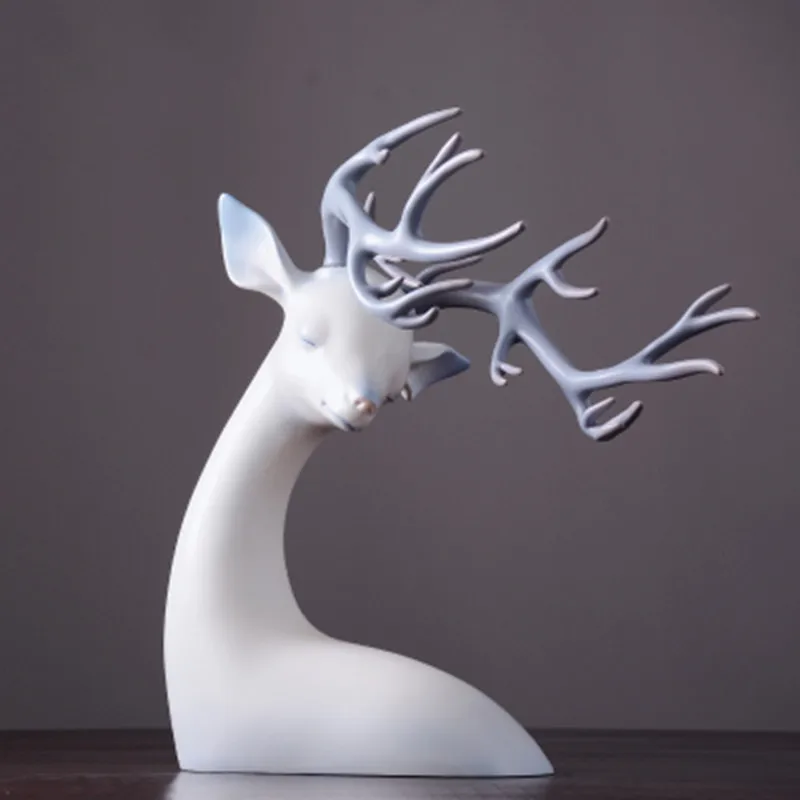 

Creative Personality Fairy Tale Deer Living Room Wine Cabinet TV Cabinet Sample Room Desktop Decorations M2048