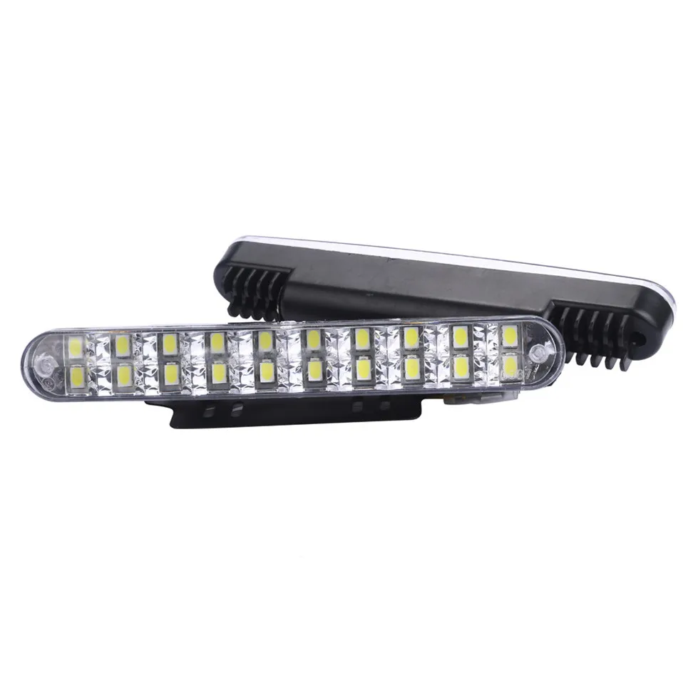 Dropshipping Do CSV 2PCS 2x 30 LED Car Daytime Running Light DRL Daylight Lamp with Turn Lights | Автомобили и мотоциклы