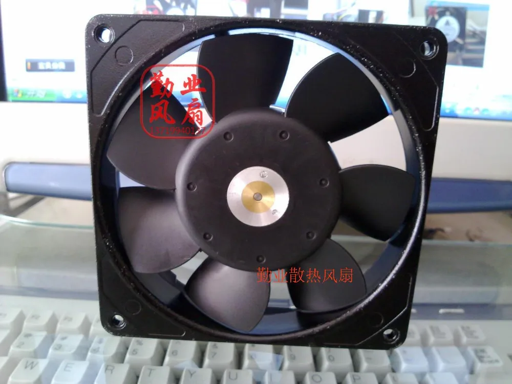 

Original PAPST 12cm 12025 230V 10W 8W TYP 9956 120 * 120 * 25MM AC Fan