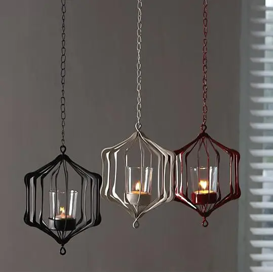 1 шт. декоративный подсвечник из железа 35 см|hanging candle holder|iron hanging holdercandle holders |