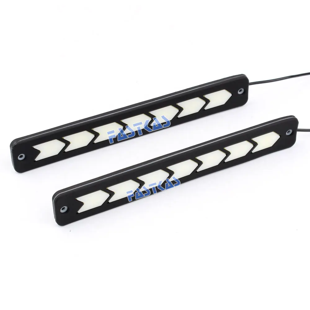 Светодиодные гибкие дневные ходовые огни 100% светодиодный 12 В COB DRL белые