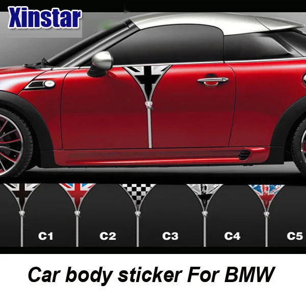 2 шт./лот хорошее качество ПВХ наклейка на кузов автомобиля для bmw mini R56 R57 R58 R59 R60 R61