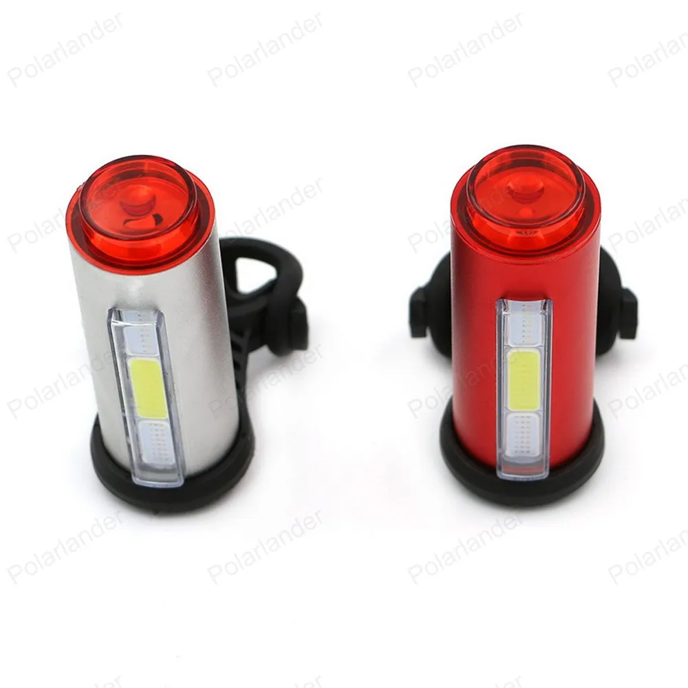 Велосипедный Спорт задний фонарь USB Перезаряжаемый собран в батареи свет для