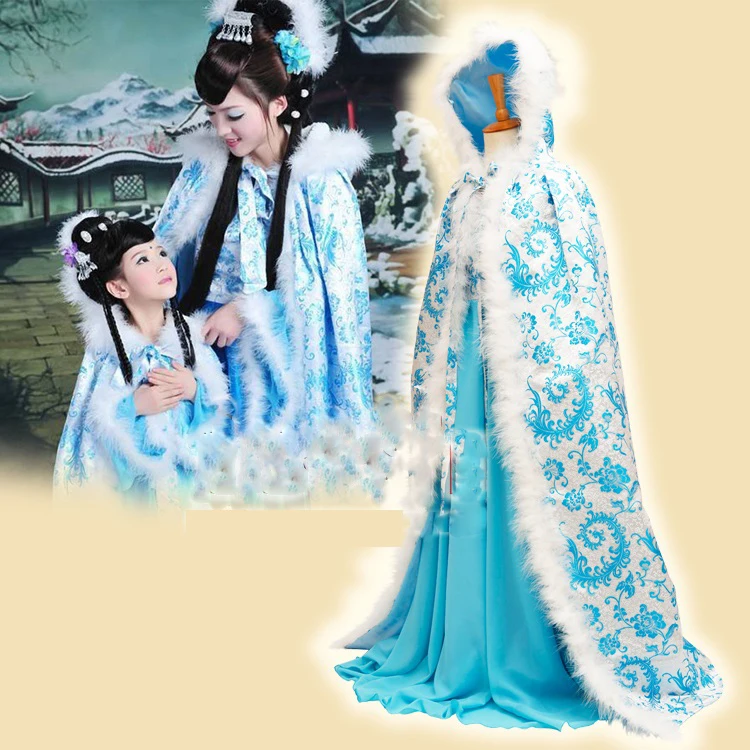 

Lanxue Blue Snow Children's Day Parent-Child Costume Sets Winter Clothes Set Photography or Stage Clothing