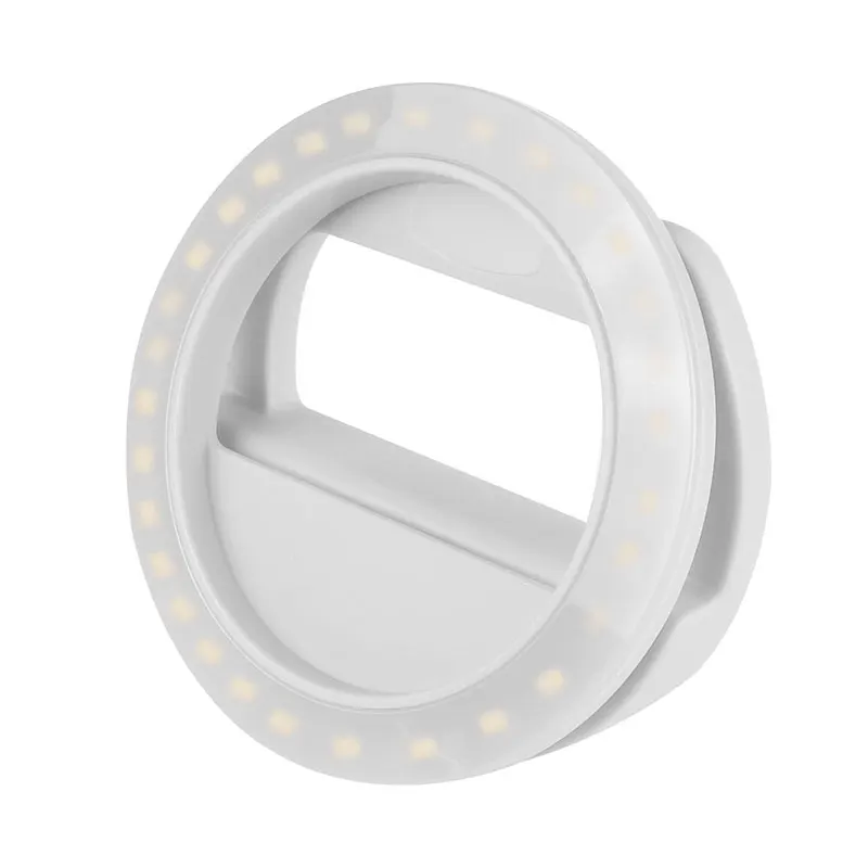 Перезаряжаемые 30 светодиодный селфи смартфона кольцевой светильник для