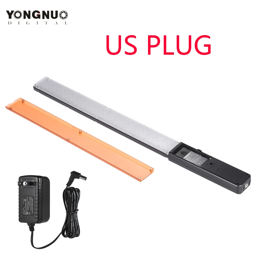 YONGNUO YN360 ручной светодиодный светильник для видео 3200k 5500k RGB цветной 39,5 см палочка для льда профессиональный светодиодный светильник для фото yn 360 палочка - Цвет: Черный