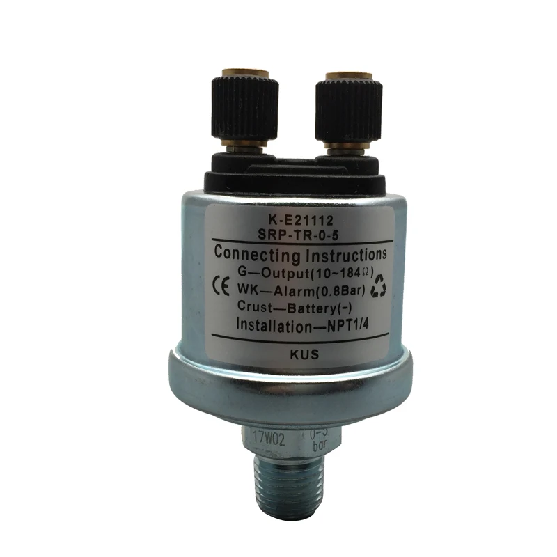 0-5Bar NPT 1-4 52 мм Универсальный Морской Авто Цифровой масляный манометр 0-5BAR для автомобиля лодка Tuck с красной подсветкой - Цвет: 0-5Bar NPT 1-4